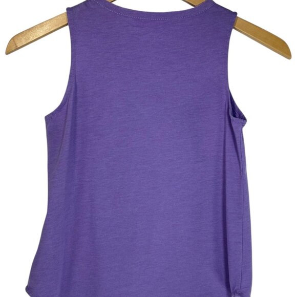 CHASER DISNEY Jasmine & Rajah Aladdin Tank Top Girls Sz M/10 Purple Cotton Blend - Picture 2 of 6